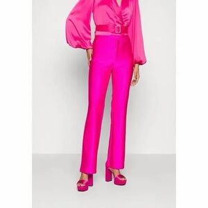 Good American Fuchsia Stretch Ponte Pants